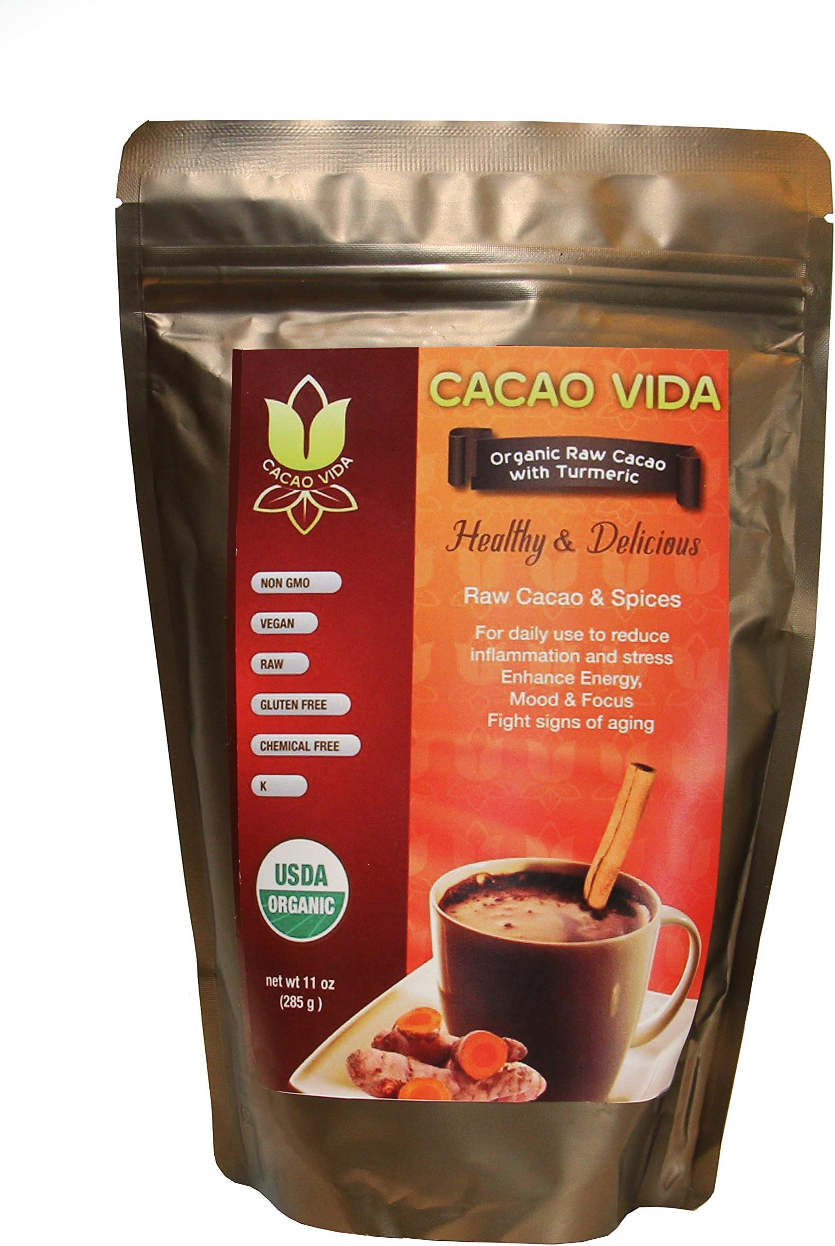 Organic Cacao Powder with Turmeric
