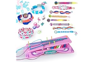 Coplus Friendship Bracelet Making Kit for Girls, Crafts for Girl Toys for 8-10 Years Old, String Bracelet Making Kit Favored Birthday Christmas Gifts for Teen Girls Party Supply and Travel Activities