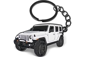 Novastar Car Keychain Compatible with Jeep Wrangler Accessories, Car Key Chains Compatible With Jeep Wrangler Keychain