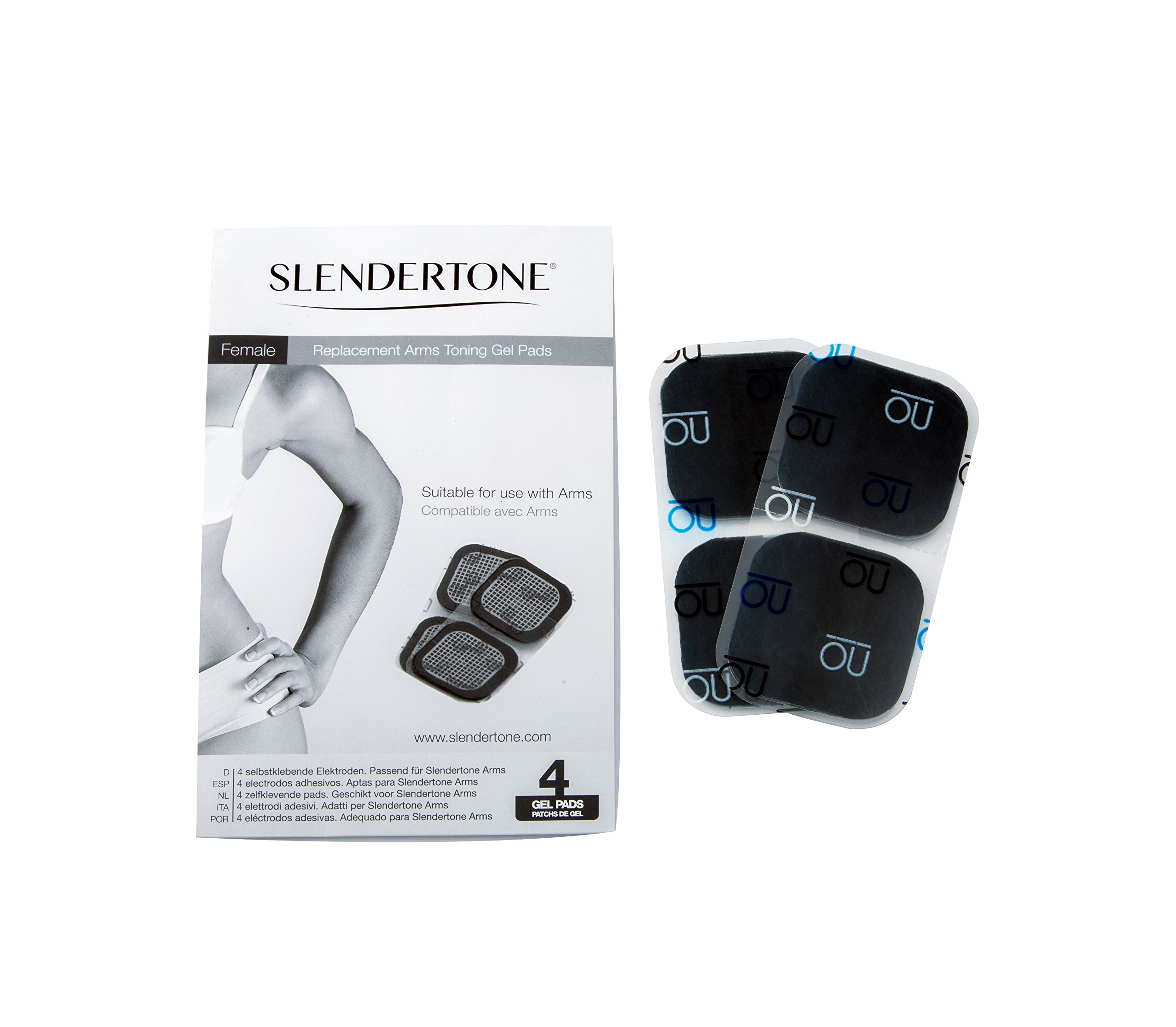 Slendertone Women's Arm Toner Gel Pads - Black/Gold