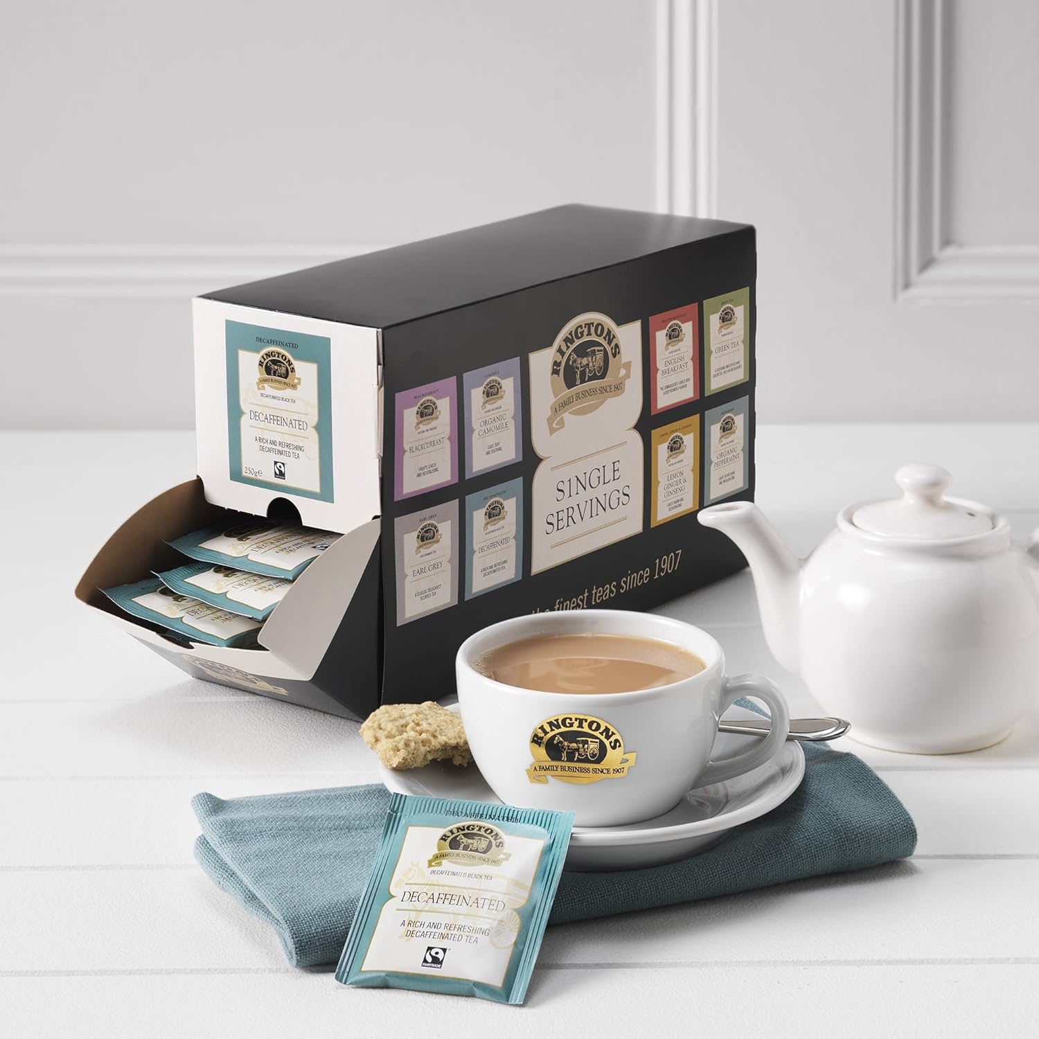 Ringtons Decaffeinated Tag and Envelope 100 Tea Bags Amazon.co.uk Grocery