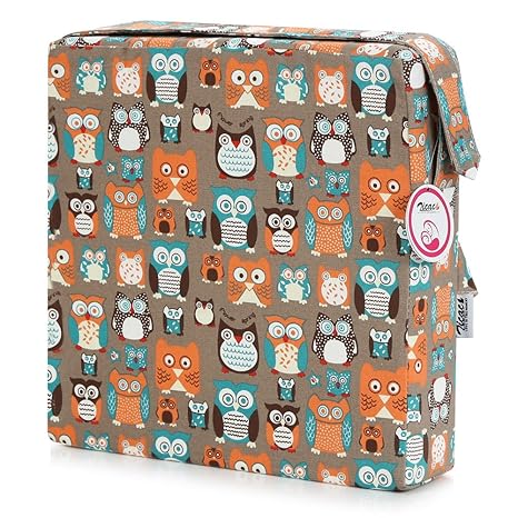Zicac Sitzerhöhung Tiere-Muster Tragbare Sitzerhöhung Kinder Seat Pad (Braun)