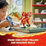 LEGO NINJAGO Kai’s Elemental Fire Mech Dragons Rising 71808 Kai Zane Jordana view 5