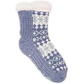 MUK LUKS Women's Pieced Cabin Sox