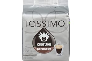 King of Joe Espresso Coffee T-Discs for Tassimo Brewing Systems (16 T-Discs)