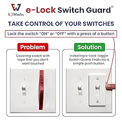 Switch Guard with Slider & Easy ON/OFF Push Button