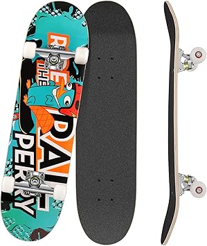 Outcamer Skateboard 78 7 X 20 3 Cm Komplettes Pro Skateboard Deck Double Kick 9 Schichten Kanadisches Ahornholz Tricks Skateboard Fur Erwachsene Geburtstagsgeschenk Fur Erwachsene Kinder Skateboard 5 Jahre Alt Grun Amazon De Sport Freizeit