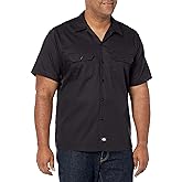 Dickies Mens Short-Sleeve Flex Work Shirt Slim Fit - P