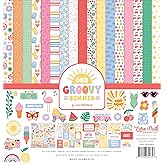 Our Groovy Summer Collection Kit for Cardmaking and Scrapbooking, 12x12 Double Sided Paper Kit