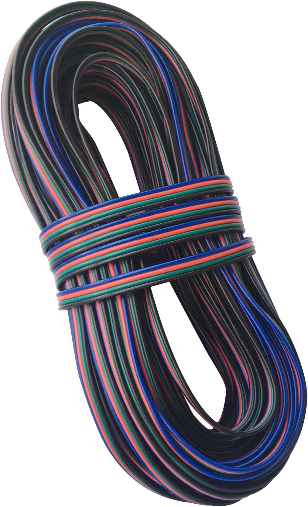 4 Color 66ft 20m RGB Extension Cable Line for LED Strip RGB 5050 3528 Cord