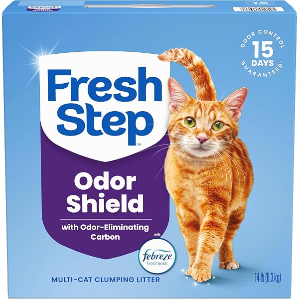 FRESH STEP ODOR SHIELD MULTI CAT CLUMPING CAT...
