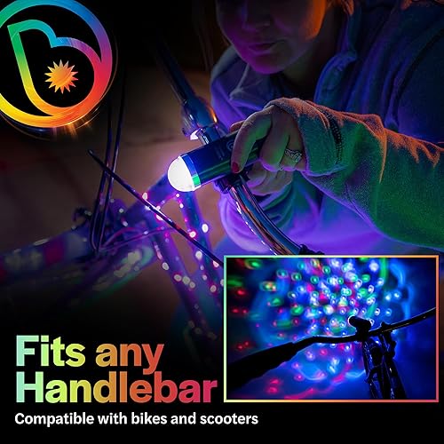 Brightz CruzinBrightz RGB Disco Bike Lights For Night Riding