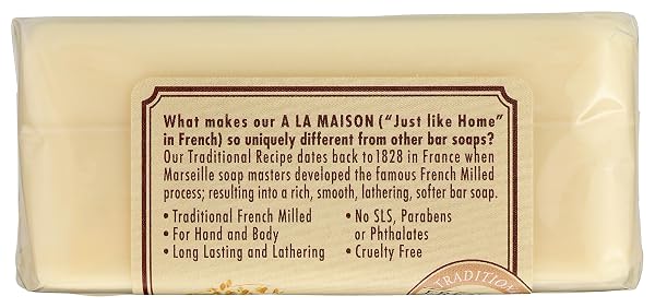 A LA MAISON OAT MILK BAR SOAP, 8.8 OZ