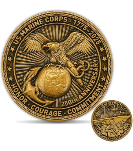 Pièce Commémorative Commémorative Du Corps Des Marines Des