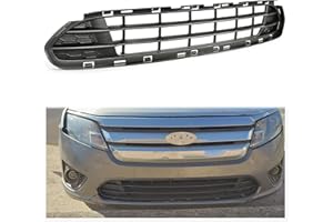 Kojem Front Bumper Lower Grille Compatible with 2010-2012 Ford Fusion Hybrid & S & SE & SEL & Sport Center Bumper Grill Cover Replacement for AE5Z8200DA/ FO1036127/ FO1036127C