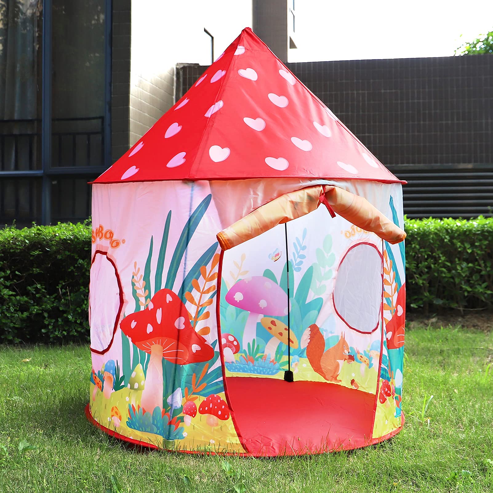 Mushroom Kids Play Tent Space Themed Indoor Play Children House for Boys and Girls (Mushroom)