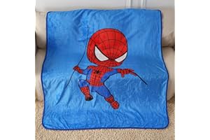 MEIKADU Kids Plush 50" x 60" Flannel Throw Blanket for Indoor and Outdoor Use, Super Soft Cozy Plush Blanket for Bedroom Couch Travel,Gifts for Girls Boys