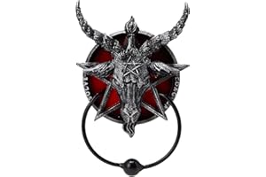 Nemesis Now B4474N9 Black Baphomet Door Knocker 20.5cm