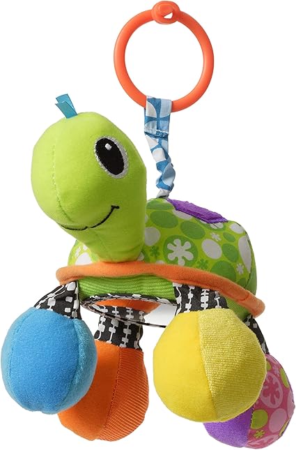 Amazon Co Jp アメリカ人気メーカー 赤ちゃん おもちゃ ベビーカー トイ お散歩 新生児 ベビーカー用 玩具 布製 ベビー 知育 玩具 ぬいぐるみ ミラー付きパル グリーンタートル 正規代理店 Za045 1midori ベビー マタニティ
