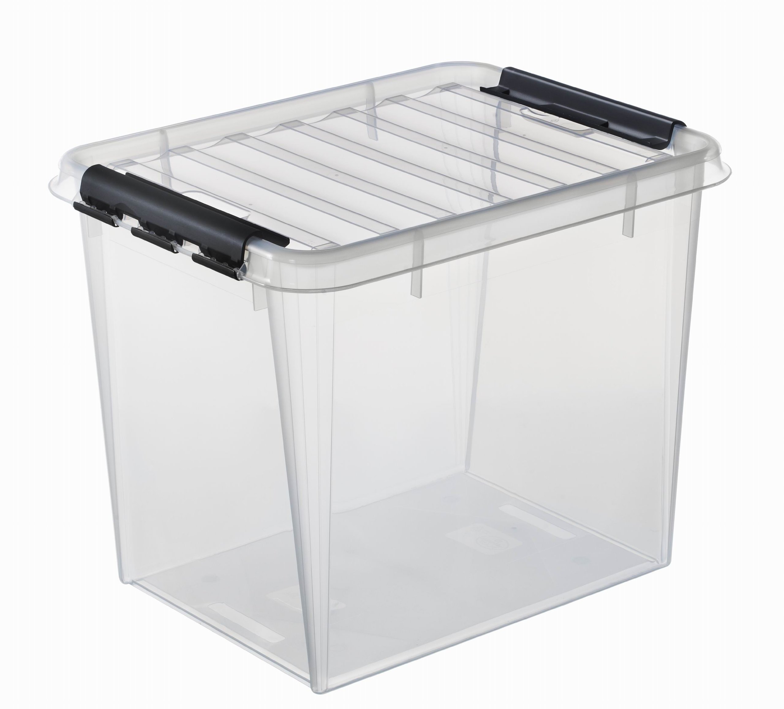 Orthex Transparent Clip Box Storage Box, One Size, 42 x 41 x 39 cm, 5L, 6 Compartments