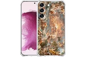 Hsondcn Case for Samsung Galaxy S22 with Renaissance Art Design,Aesthetic Classical Angel God Painting,Unique Soft TPU Phone Cover Bumper(S22,Gods)