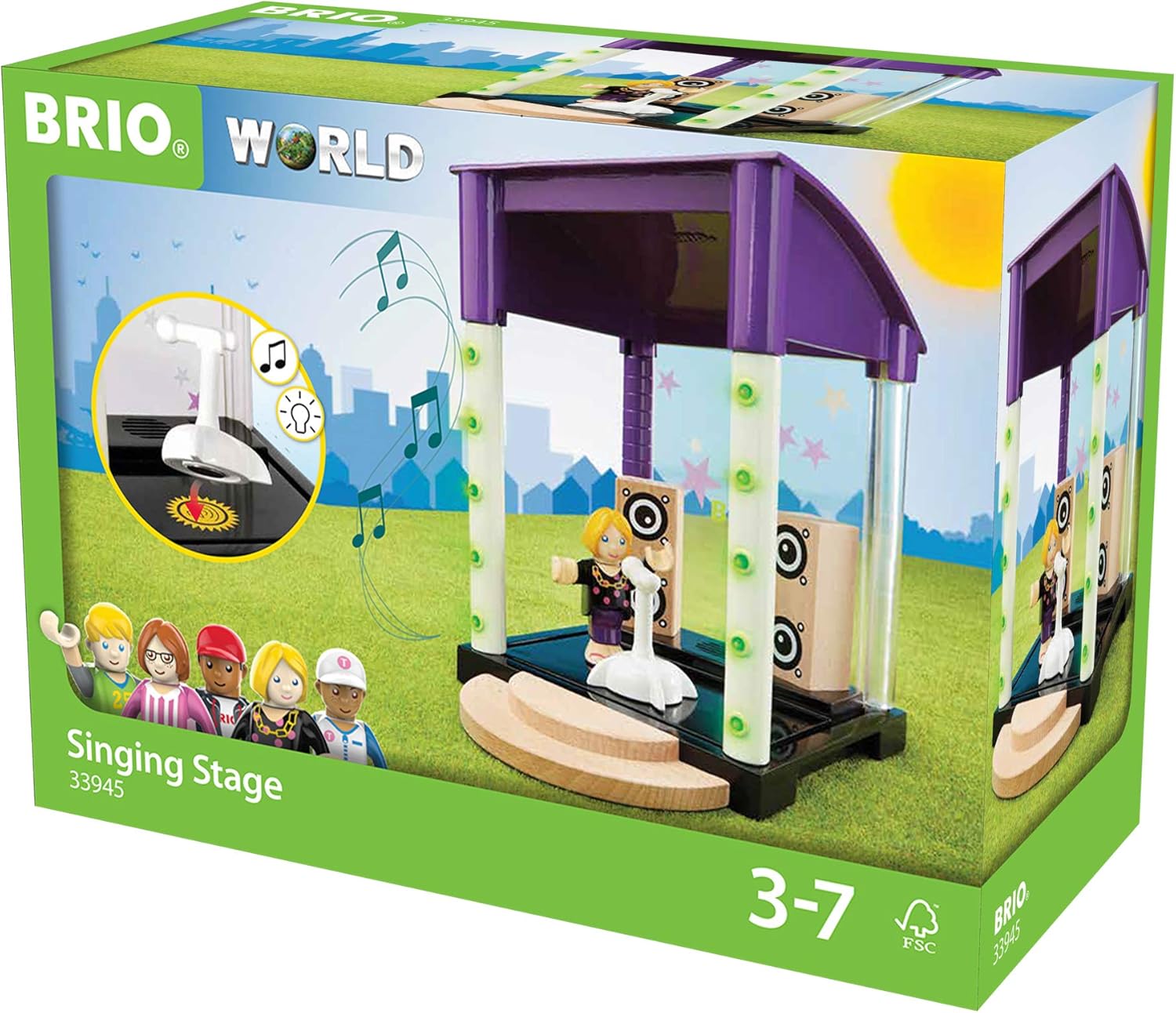 BRIO World - Village Singing Stage, Wood - Image 3
