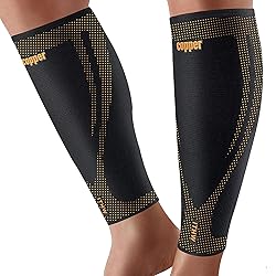 Copper Calf Compression Sleeves for Men and