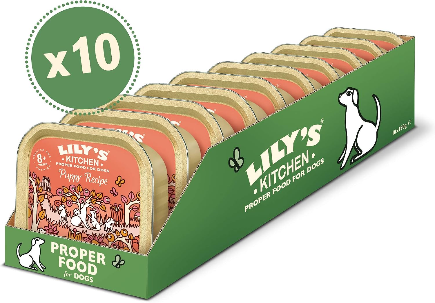 Lily’s Kitchen Made with Natural Ingredients Puppy Recipe With Chicken Wet Dog Food Tray (10 x 150g), multi-coloured - Image 3