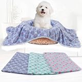 COMSLE Fluffy Dog Blanket 3 Pack Small Medium Large Plush Fleece view 5