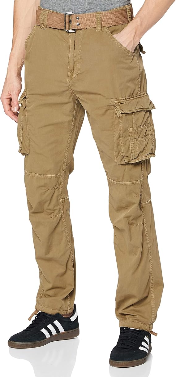 Schott NYC Men's Pantalon Army Pants Amazon.co.uk Clothing