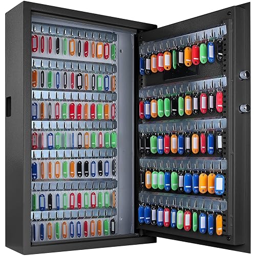 Aprxuvot 160 Position Large Key Box Wall Mount, Key Lock Box with ...