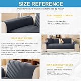 LINGKY Soft Chenille Sofa Cover 1 2 3 Seater Non-Slip Fuzzy Textured Furniture view 4