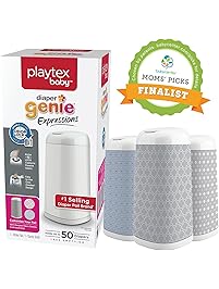 Playtex Diaper Genie Expressions Customizable Diaper Pail with Starter Refill
