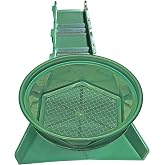 Sluice Fox 36 inch Portable Sluice Box for Gold Prospecting; Gold Classifier Mount at Sluice Box Header. Backpack Sluice Box with Pay Dirt Bucket Sifter