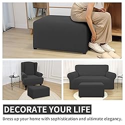 Easy-Going 100% Dual Waterproof Stretch Ottoman