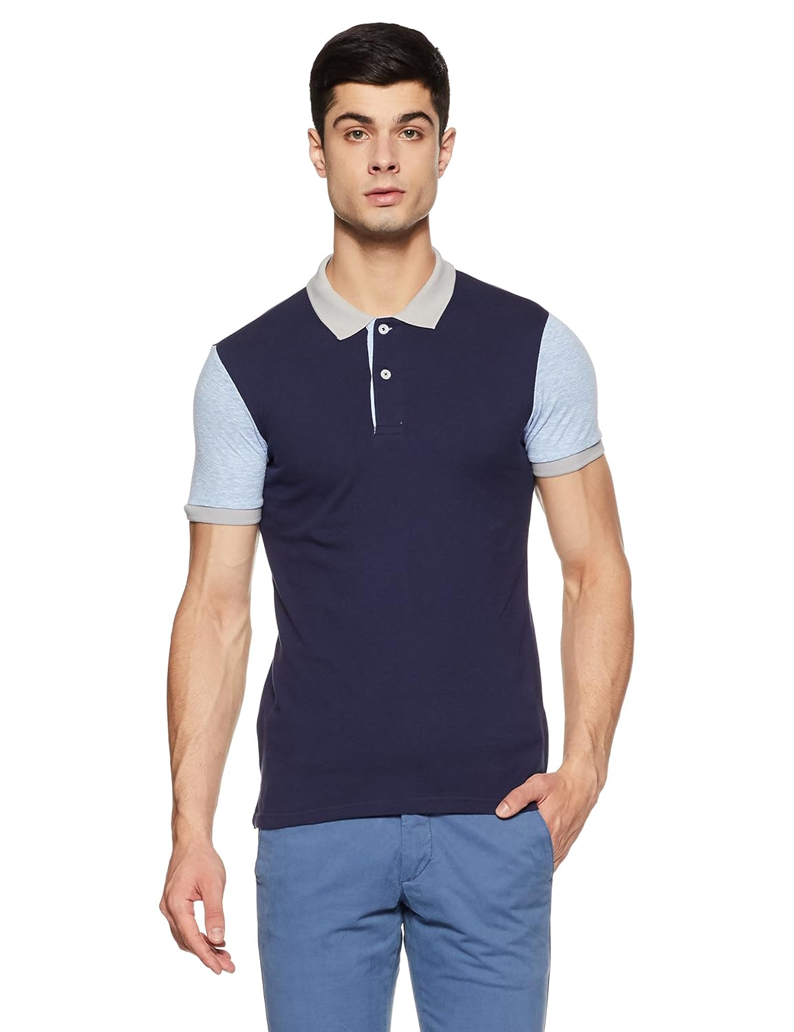 united colors of benetton men's solid regular fit cotton polo