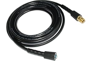XZT 50FT 1/4-inch anti-kink High Pressure Washer Hose with Adapter,3000PSI Extension Hose for most brand pressure washer