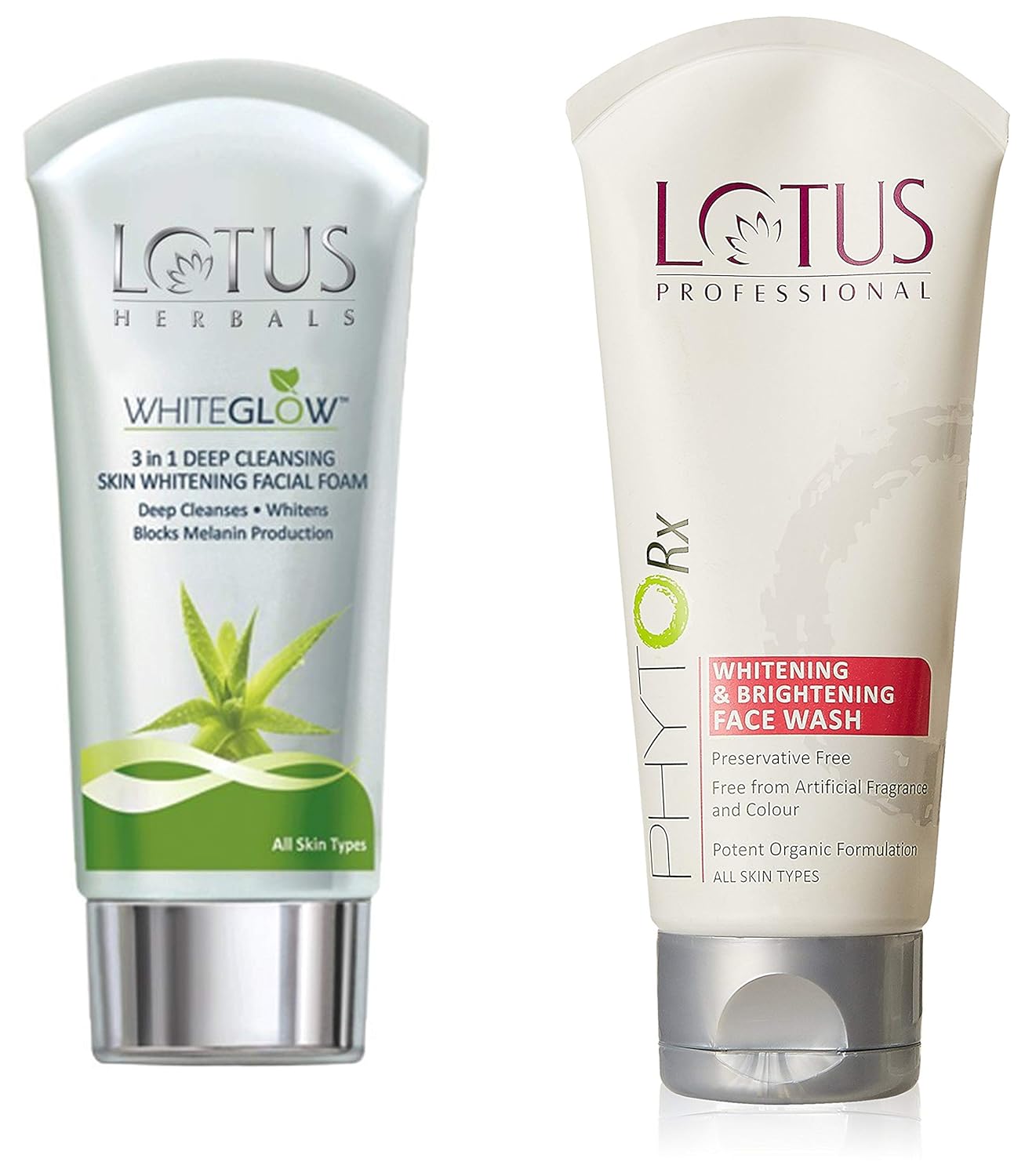 lotus whitening and brightening face wash
