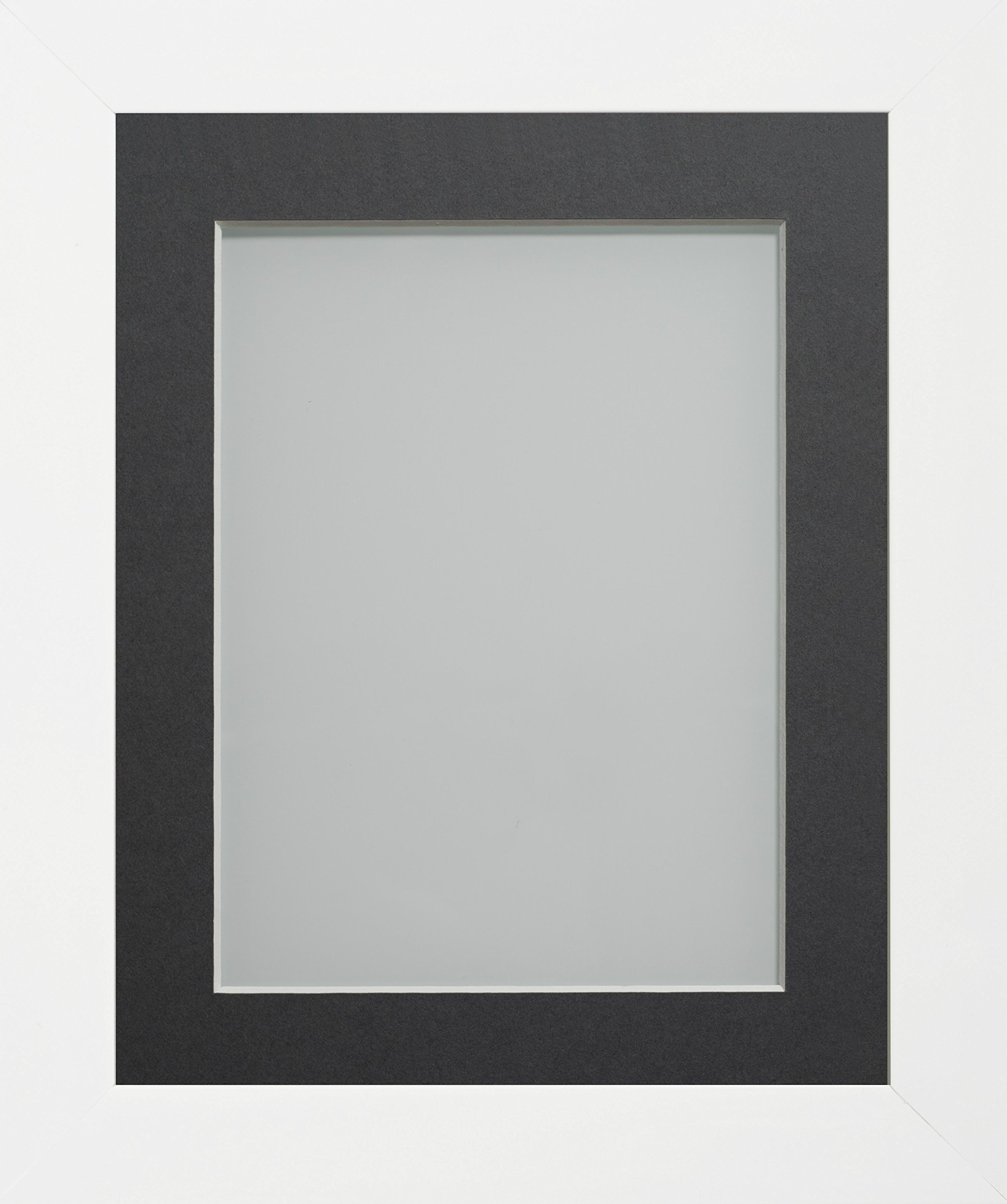 Frame Company Candy Range White Picture Photo Frames with Mount*Choice of Colours*