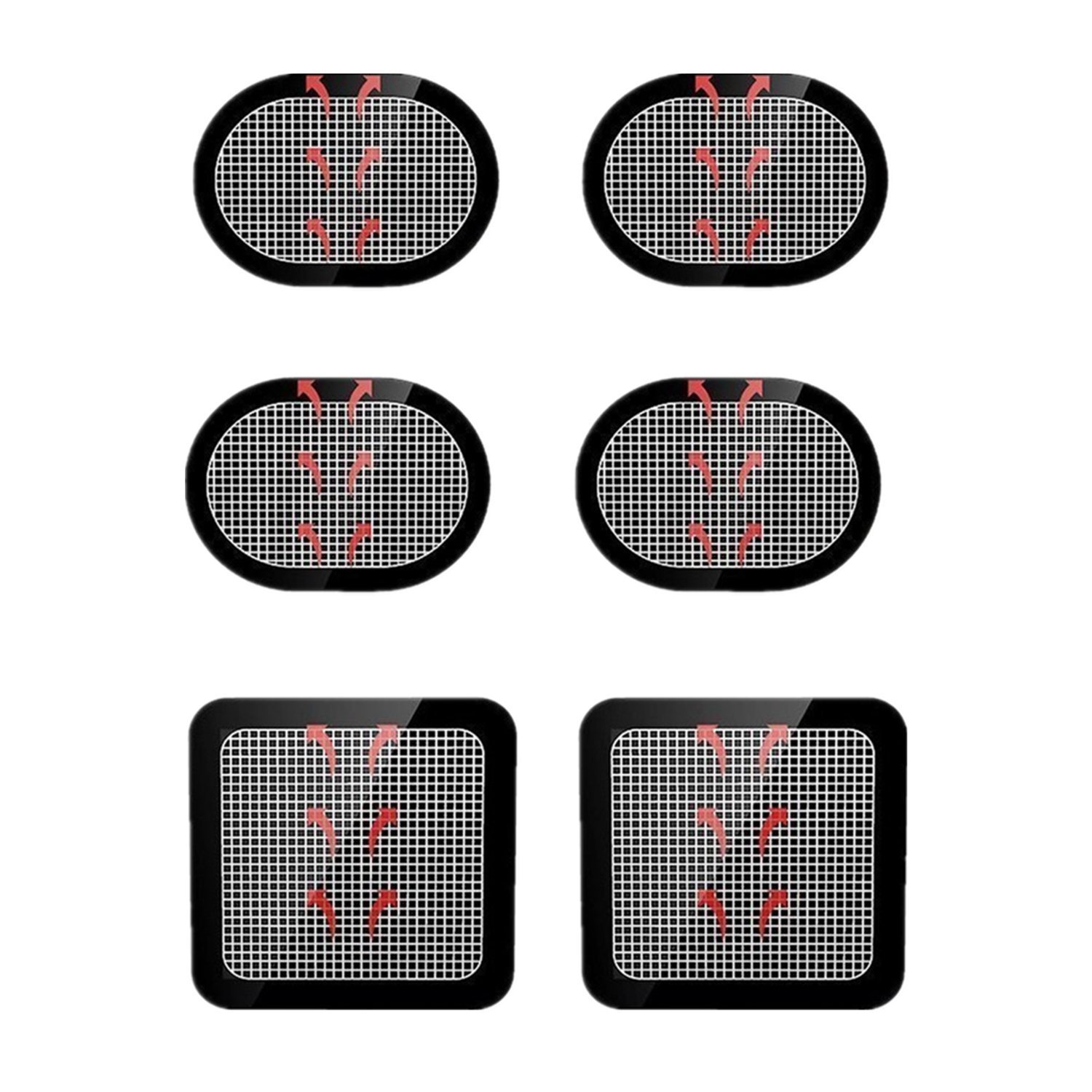COOMATEC Electrodes Pads, Updated Electrodes Body Pads Gel Adhesive, Compatible with Abs Belt