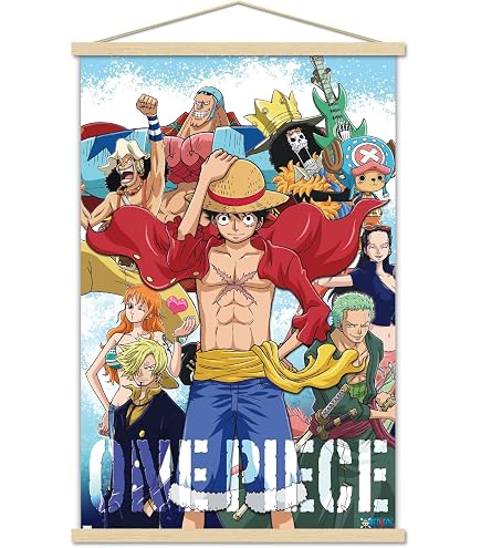 Amazon.com: Tina Art One Piece Luffy Anime Funny Large Framed