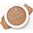FV Bronzer Powder, Long Lasting Talc-Free Smooth Bronzing Powder, Buildable with Natural Glow Matte Finish, Contour Cheeks, Waterproof Bronzers for Medium Skin Tones (Deep Bronzer, 0.28 oz)