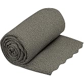 Sea to Summit AirLite Ultralight Towel, Small, Beluga | Ultralight, ultra-compact microfiber towel absorbs 3x its weight in water for minimalist camping, hiking, and travel