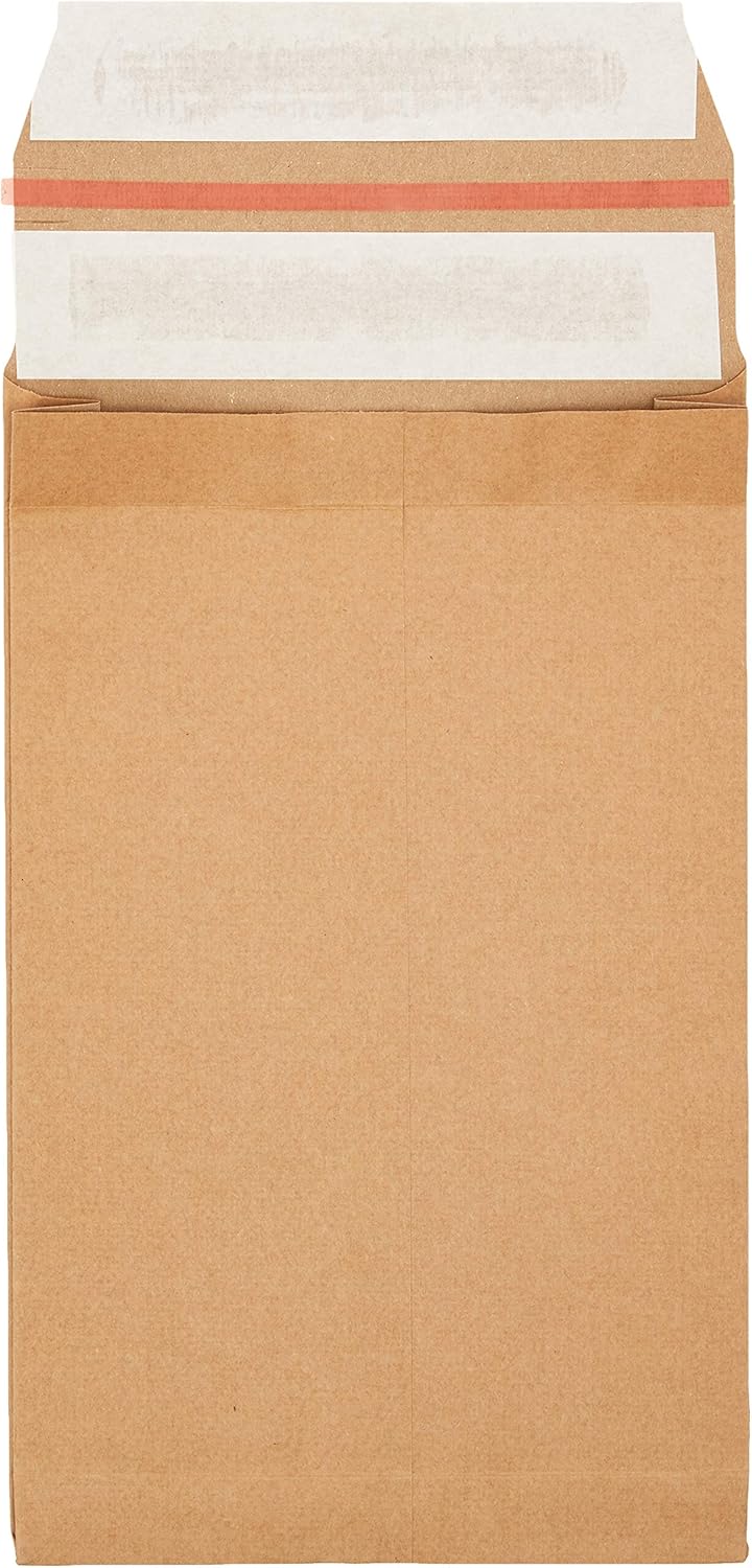 Blake Vita Plastic-Free Recycled Mailing Pockets Kraft Expandable Gusset 40 mm, 229 X 162 mm (KBB120) Pack of 125