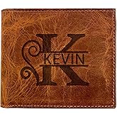 Personalized Wallet for Men, Custom Gifts for Father, Customized Monogram Wallet for Men, Son, Grandpa, Boyfriend, Fathers Day, Wedding, Anniversary, Birthday, Graduate