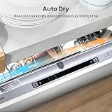 Hisense Fully Integrated Dishwasher Silver D Rated 14 Place Auto Dry view 7