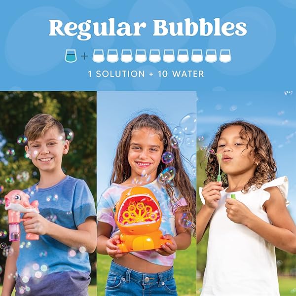 JOYIN 32 OZ CONCENTRATED BUBBLE SOLUTION (GREEN) FOR KIDS, BOYS AND GIRLS SUMMER GAME, PARTY FAVORS, SUMMER OUTDOOR FUN, EDUCATIONAL TOYS, AND SCHOOL CLASSROOM PRIZES