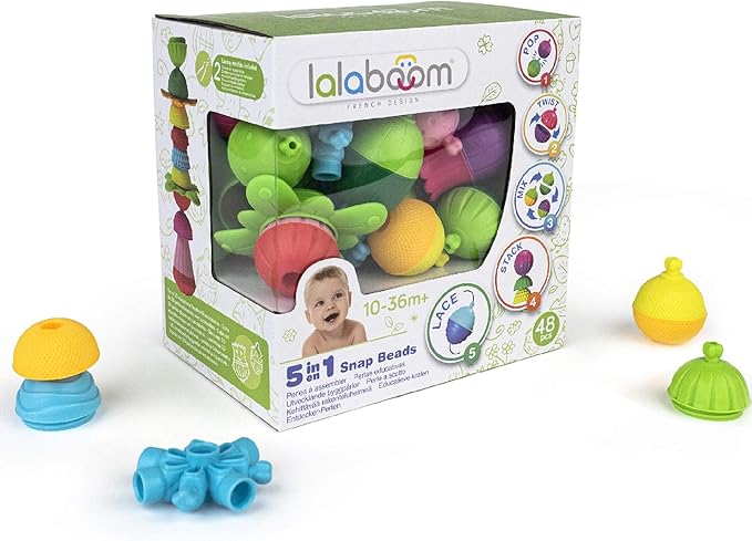 Amazon Lalaboom つなげるおもちゃ ララブームビーズ 48ピース Bl450 正規品 おもちゃ おもちゃ