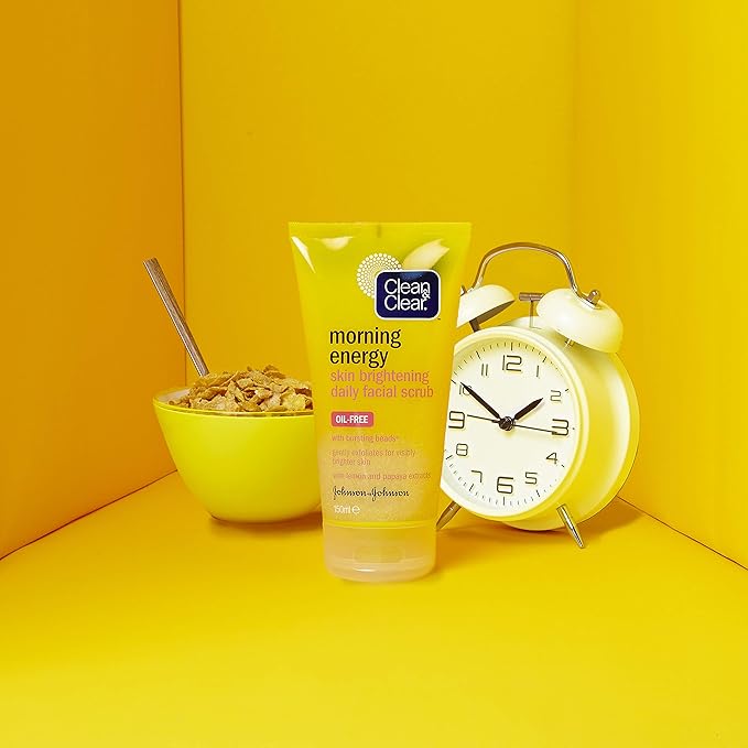 clean and clear morning energy facial scrub