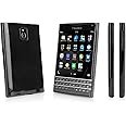 BoxWave Case Compatible with BlackBerry Passport - Tuxedo SuitUp Case, Glossy Black TPU Gel Skin Case